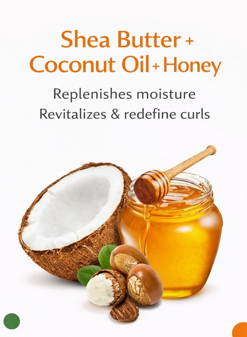 Cantu Care for Kids Styling Custard 227g | Gentle Hold for Curls, Coils & Waves | With Shea Butter, Coconut Oil & Honey - Image 3